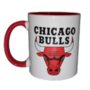 Taza de los chicago bulls. tazas de baloncesto. taza NBA, regalos originales